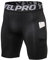 Yishengwan Herren Kompressionsshorts Tights Kurz Schnelltrocknendes Atmungsaktiv Sport Unterhosen Männer Leggings Kurz mit Handytasche Schwarz XXL