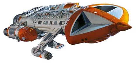 AMT - 1/48 Space: 1999 Hawk Mk IV - Plastikmodellbausatz