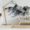 Wallepic Selbstklebende Fototapete Berge Landschaft Winter Schnee Gipfel 208 x 146 Moderne Tapete XXL Gebirge Natur Felsen Wohnzimmer Schlafzimmer Büro Flur Wandtapete Br. 208 cm x Hö. 146 cm