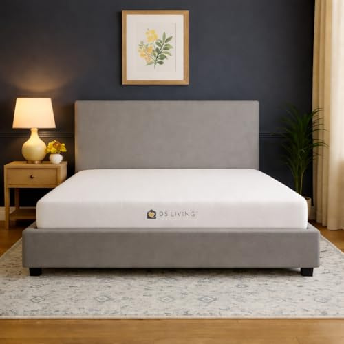 DS Living Pureflex Orthopaedic Memory foam Mattress: UK manufactured, Fire Retardant, CertiPUR, Removable Soft-Knit Washable Cover. Size 4FT Small Double Mattress (120 x 190cm) Depth 8 inch (20cm)
