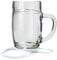 Oberglas Stölzle Bierkrug Mannheim / 6er Set Bierkrüge 0,3 Liter/Stabiler Bier Krug/Biergläser 0,3 Liter aus Soda Lime Glas/Bierseidel 0,3l Spülmaschinengeeignet