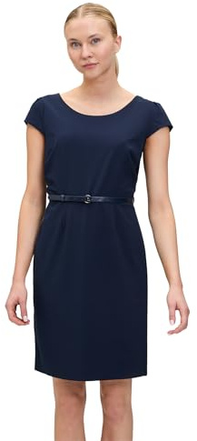 Betty & Co Damen Etuikleid mit Gürtel