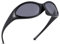 COASION Herren Polarisierte Sonnenbrille Y2k Men Vintage Sport uv400 Brille Futuristische Sonnenbrille（A91 Schwarz/Schwarz）