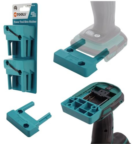 4 Stück Werkzeughalterung für Makita 18V | Akkuschrauber Halterung | Werkstatt Organizer | Powertool Wandhalter | Organisation für Garage, Van und Werkstatt