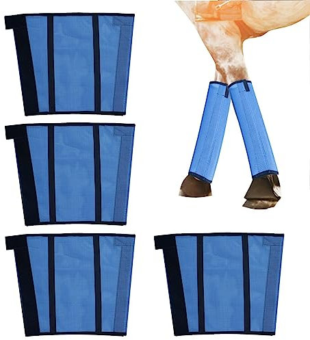 Facynde Fliegenstiefel,Hufschuhe für reduzieren Stress und Stampfen | Fliegengamaschen für, Wettkampftraining, Showrennen, Springen