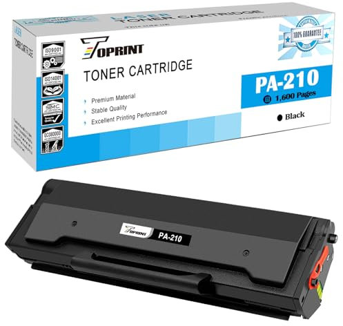 TOPRINT PA210 PA-210 PA 210 Kompatible Tonerkartusche 1600 Seiten Schwarz für P2500 P2502 P2502W P2508W M6600N M6600W M6600NW M6602 M6602NW M6608 M6608NW M6550N M6550W M6500N M6500W M6500NW Drucker