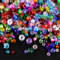 1300 Stück Glasperlen Zum Auffädeln,8mm/6mm/4mm Bunte Facettierte Perlen Set mit Aufbewahrungsbox,Glitzerperlen für DIY Schmuckherstellung Armbänder Halskette Handwerk,12 Farben