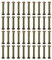 PATIKIL 100 Sets Chicago-Schrauben, M5x45mm Chicago-Schrauben Phillips-Bindeschrauben Bolzen Leder-Nieten Befestigungselemente aus Stahl für Ledergürtel Scrapbook Fotoalben, Braun