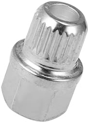 Motoforti Hollow Car Anti Theft Wheel Lock Lug Nut Key for B-MW | Long-lasting, 38/22PT, Screw removal key