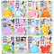 JOYIN 36 Stück Tier Aufkleber Kinder, Sticker Aufkleber Set, Make-a-Face Aufkleber, Kleine Geschenke für Kinder, Kindergeburtstag Gastgeschenke, Mitgebsel Kindergeburtstag ab 3 Jahren(Meerestier)