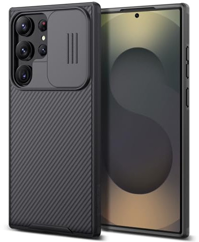 Nillkin für Samsung Galaxy S25 Ultra Hülle mit Kameraschutz Schild - CamShield Pro S25 Ultra Handyhülle mit Stoßfeste Kratzfeste, Dünn Schutzhülle für Samsung S25 Ultra, Schwarz