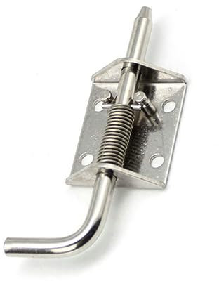 Generisch 1Stk Scharnier Stift zieht Riegel sperren schnappen goldener Türgriff inoxlm slico diecounter geldscheinzähler messetresen Tragfähig zähluhr theke wohwagen Hintergrundwand Silver