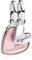 YUMINN Rosa Mama und Tochter Herz Charms 925 Sterling Silber für Armbänder und Halsketten Dangle Anhänger Perlen Schmuck Geschenke für Damen
