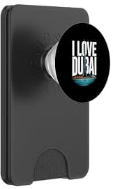 Ich liebe Dubai Burj Khalifa Skyline Iconic PopSockets PopWallet für MagSafe