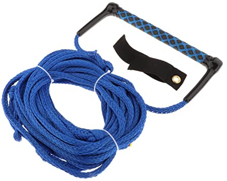 Zxpjkyu Cuerda de Remolque para Deportes Acuáticos, Cuerda para Esquí Acuático, Cuerda para Wakeboard con Mango Robusto de EVA, Fabricada en Material PP,