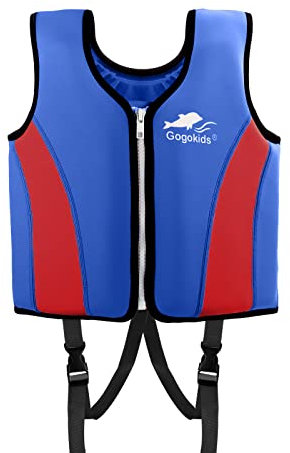 Gogokids Kids Swim Vest - Baby Folat Swim Training Jacket Toddler Buoyancy Swimsuit Swimwear Children Swimming Equipment for 1-2 years / 11-15 kg Boys Girls