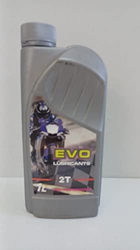 DEKKER 1 Liter synthetisches Öl für 2-Takt-Benzinmotoren, Motorräder, Roller, landwirtschaftliche Maschinen, Rasenmäher und Kettensägen.