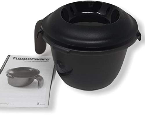Tupper TUPPERWARE Mikrowelle Junior-Reis-Meister 500 ml Single Reiskocher schwarz 500ml Reis Bulgur Hirse