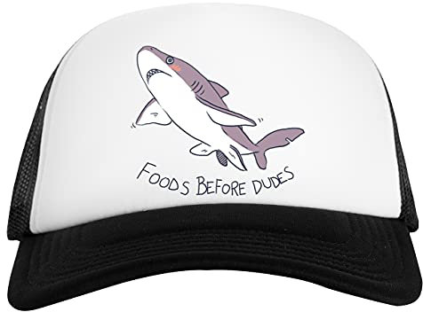 Foods Before Dudes Weiß Schwarz Unisex Baseball Cap White Black