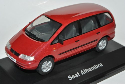Seat Alhambra I Baugleich Sharan I Van Rot 1995-2010 1/43 Herpa Modell Auto mit individiuellem Wunschkennzeichen