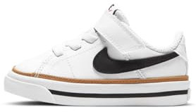 Nike Garçon Court Legacy Baby Toddler Shoe, White Black Desert Ochre Gum Light Brown, 18.5 EU