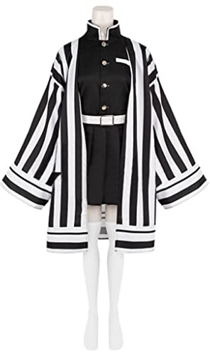 LoliMiss Iguro Obanai Cosplay Costume Womens Halloween Kimono Uniform Outfit
