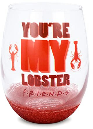 Friends You're My Lobster Weinglas, ohne Stiel, für 590 ml