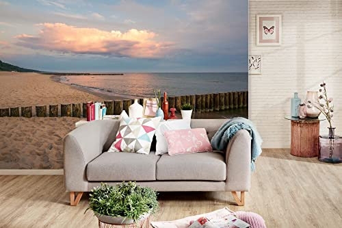 Vlies Fototapete OSTSEE 375 x 250 cm (inkl. Kleister) - Vlies Tapete, Wandtapete, Wandbilder - Tapete für Wohnzimmer Schlafzimmer, Büro, Küche - Montagefertig