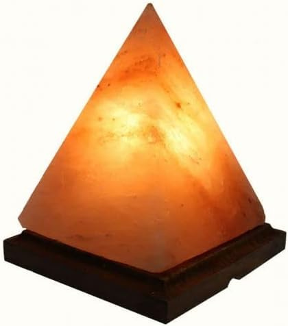 Lampada di Sale Rosa dell'Himalaya a forma di PIRAMIDE (Piramide 2/3 KG)