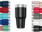 Mi Ko Mi Ka Taza Termo Café y Te para Llevar en Mano o en Coche - Taza Térmica de Acero Inoxidable Asa Tapa (900ml, Negro)