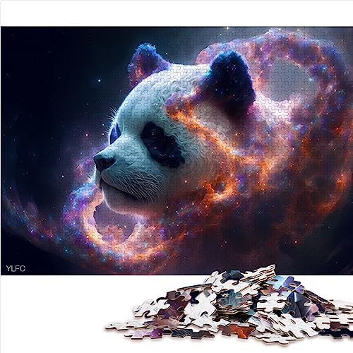 für Erwachsene Puzzles Panda 1000-teiliges Holzpuzzle für Erwachsene und Kinder ab 12 Jahren für Erwachsene Puzzle-Geschenke Größe: 50x75 cm