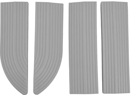 türschwellenrampe saugroboter Türschwelle 4 Stück Universal-Türschwelle Für Kehrmaschine Treppen-Rollstuhl-Türschwelle Freie Montage Gummi-Türschwellenschutz Türschwelle aus Gummi Türschwelle Für Kehr