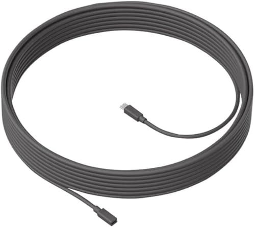 Logitech MeetUp Microphone Extension Cable 10 m (Renewed)