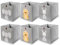 2friends 6er Set Aufbewahrungsboxen für Kallax Boxen - Kinder Spielzeugkiste, 33x33x33 cm, Abwaschbar Kallax Boxen mit Schlaufe zum Herausziehen, Stabile Kinderzimmer Aufbewahrung, Grau