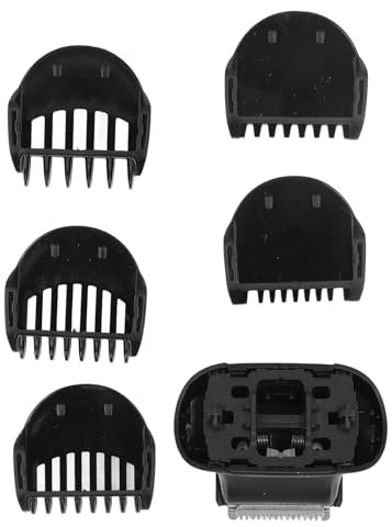 Beard Club Bartschneider, Ersatz-Trimmerkopf-Set, Elektrischer Bartschneiderkopf, für Serie 5 6 7 5018s 5020s 5035s 5049cs Ersatztrimmer mit 5-teiligem Kamm-Trimmaufsatz