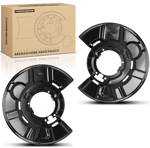 Frankberg 2x Brake Dust Shield Brake Disc Cover Rear Axle Compatible with 3 Series F30 F80 2.0L 3.0L 2011-2018 3 Series E90 2.0L-3.0L 2004-2018 3 Series E93 2.5L 3.0L 2006-2013 Replace# 34216762863