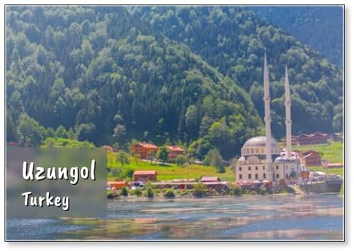 Westh Turkey Uzungol Karadeniz Trabzon National Park Naitonal Geographic Yayla Mounatin Lakeuzungol Panorama, Design 3, Kühlschrankmagnet