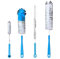 Goupillon Ensembles de brosses de nettoyage à Long manche, 4 pièces, for bouteille à bouche étroite, tuyau Bong, lavage de bouteille d'eau de sport, outils de nettoyage de Tube en verre Deboucheur Evi