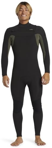 Quiksilver Herren Everyday Sessions 4/3 CZ L/SL Fullsuit, Thyme, L