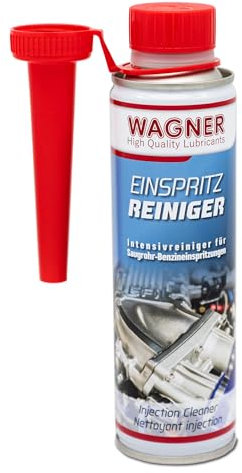 WAGNER Einspritzreiniger Benzin Motorreiniger Für 2-& 4-Takt - Old-, Youngtimer & Boote | Benzin Additiv Entfernt Ablagerungen in Einspritzdüsen, Brennraum & Ventilen |Injektor Reiniger Benzin 300ml