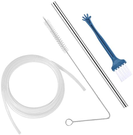 UKCOCO 1satz Milchschläuche Für Kaffeevollautomaten Hochwertige Silikon Und Edelstahlrohre Installieren Für Und Maschinen Pflegeleicht Und Langlebig