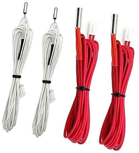 Wivplex Magnetische Stahlplatte, for Mono 2 160 x 95 mm Flexible Bauplattform, for Anycubic Photon Resin 3D-Druckerzubehör Ersatz Thermistor-Temperatursensor(Black 1)