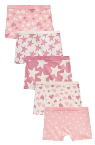 NEXT Mädchen Stampy Shorts im 5er-Pack