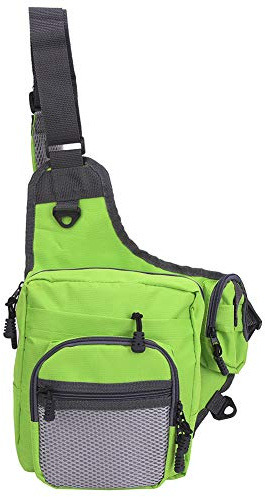 CFTGIW Polyester-Multifunktions-Umhängetasche für Angelgeräte, Outdoor-Sport, Wandern, Reisen, Umhängetaschen, Zum Wandern und Dergleichen, Mehrfach Angebracht, in Allen Größen, Super Praktisch für
