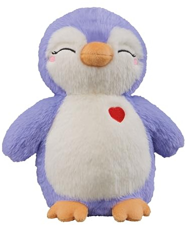 Bauer - Lovely Schlenker Kuscheltier Pinguin, 20 cm, süßer Pinguin Stofftier groß - nur original mit dem Herz - extrem Flauschiges Plüschtier, Geschenk für Kinder ab 0 Jahren (12403)