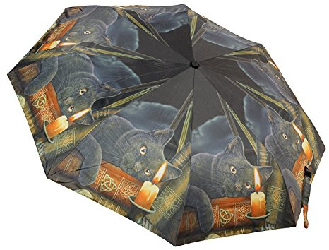 Regenschirm mit Katzen Motiv - Witching Hour by Lisa Parker - Taschenschirm