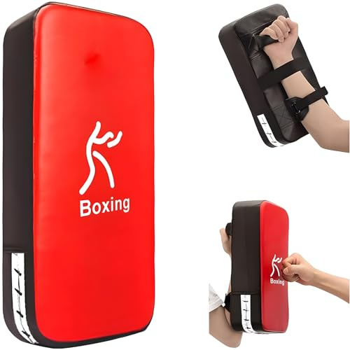 LuiceABC One Karate Taekwondo Boxing Kick Punch - Almohadilla de Entrenamiento Ajustable Suave y Duradera para Boxeo, Entrenamiento y protección de la Palma de la Mano, muñeca y disminución de Golpes