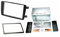 CARAV 40-108 * 2-DIN Marco de plástico para Radio para Mercedes Benz C-Klasse (W203) 2000-2004; CLK-Klasse (W209) 2002-2006; G-Klasse (W463) 1998-2006; Viano (W639) 2003-2006; Vito (W639) 2003-2006