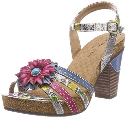 Laura Vita Daisy 01, Sandales Bride Cheville Femme Rose (Fushia Fushia) 39 EU