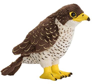 WWF Plüschtier Falke (15cm), besonders Flauschige und lebensechte Plüschtierkollektion des WWF, hohe Qualitäts- und Sicherheitsstandards, auch für Babys geeignet